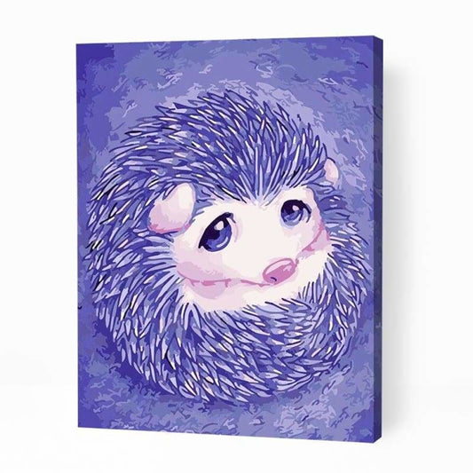 Adorable Hedgehog - Paint By Numbers Cities