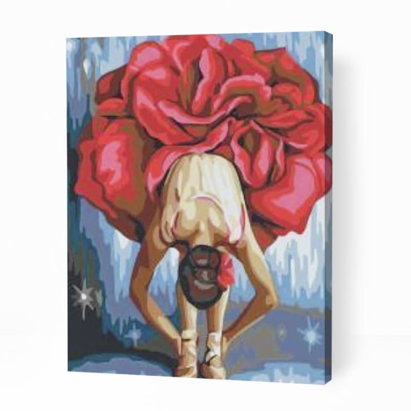Ballerina in Flower Dress - Paint By Numbers Cities