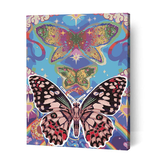 Euphoric Butterflies - Paint By Numbers Cities