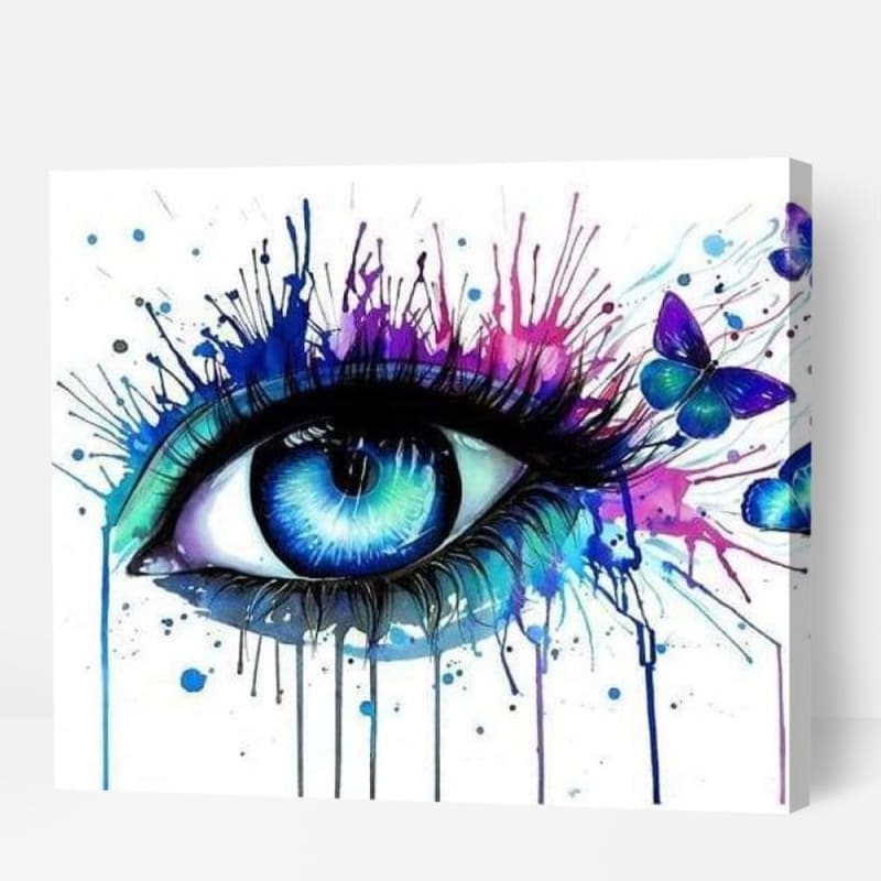 Butterfly Eye - Paint By Numbers Cities