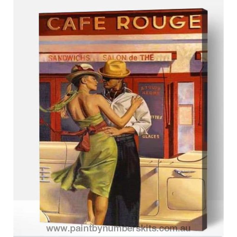 Cafe Rouge - Paint By Numbers Cities