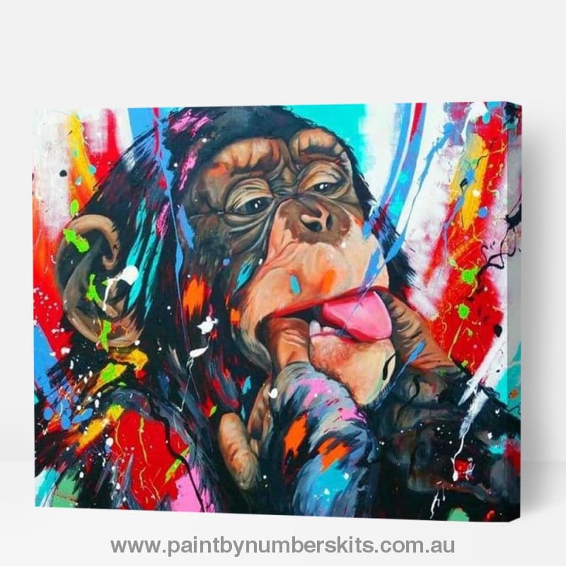 Cheeky Monkey - Paint By Numbers Cities
