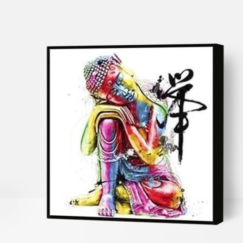 Colorful Buddha Wall Art - Paint By Numbers Cities