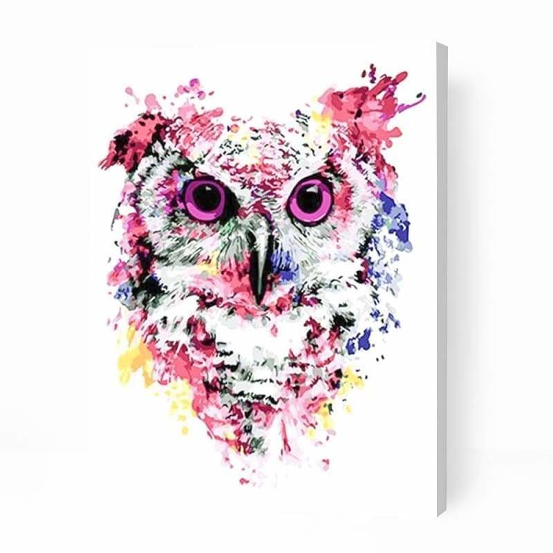 Colorful Owl - Paint By Numbers Cities