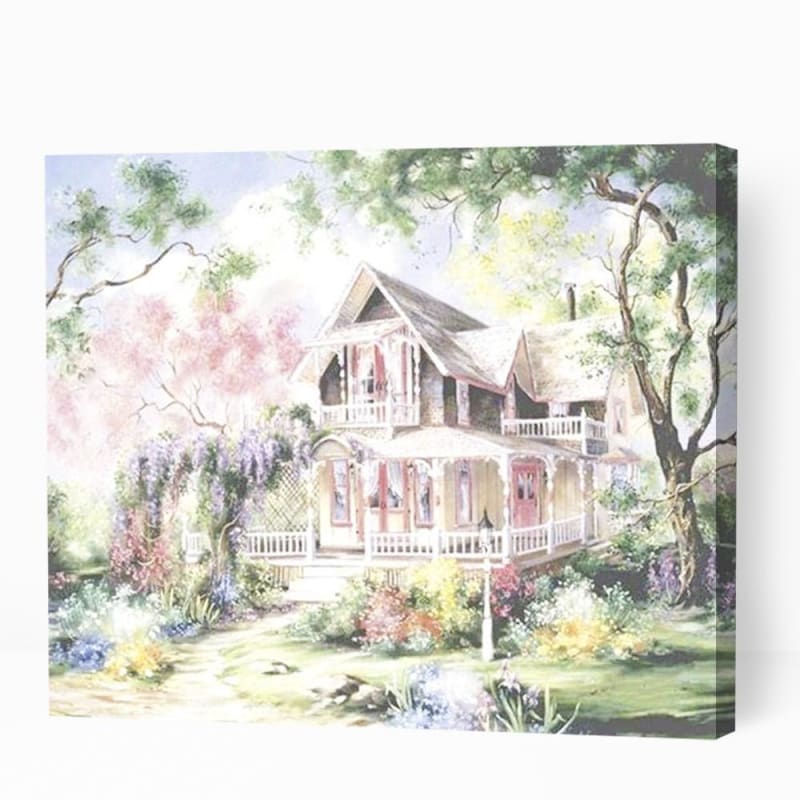 Cottage in the Forest - Paint By Numbers Cities