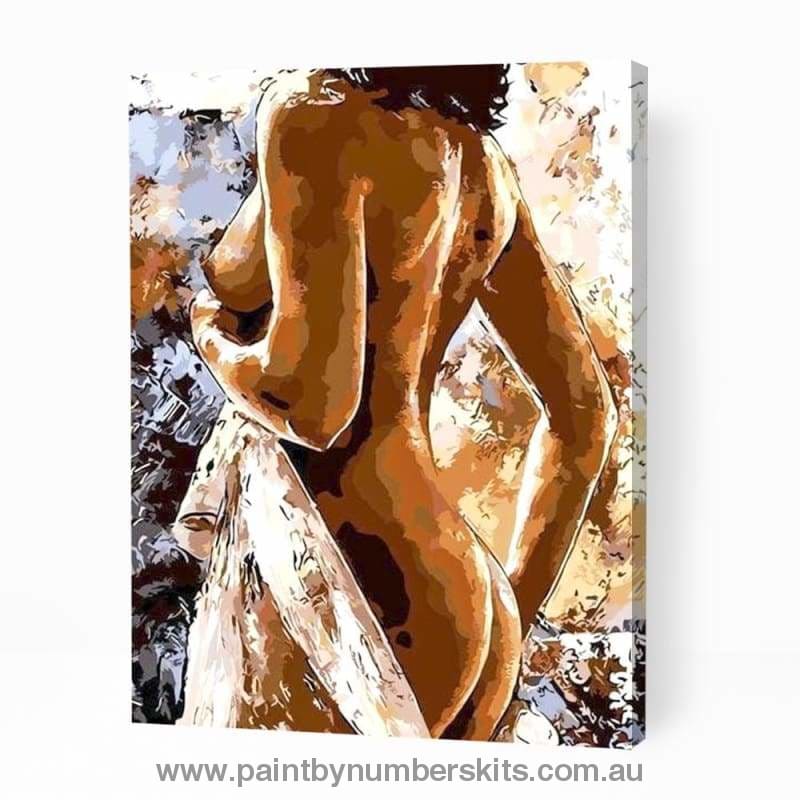 Modern Nude Woman Back - Paint By Numbers Cities