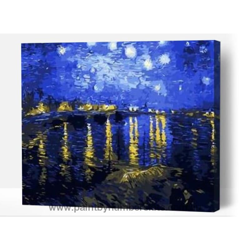 Starry Night over the Rhône - Paint By Numbers Cities