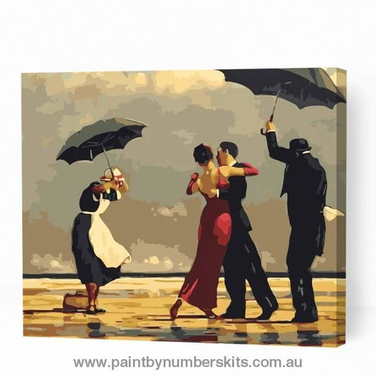 Dancing in the Rain - Paint By Numbers Cities