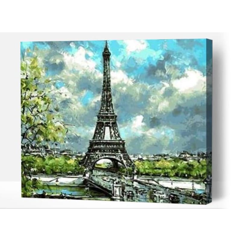 Eiffel tower landscape - Paint By Numbers Cities