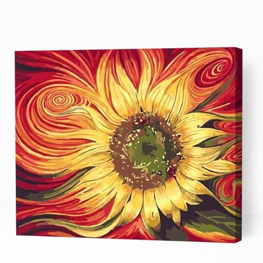 Fantasy Blooming Flower - Paint By Numbers Cities