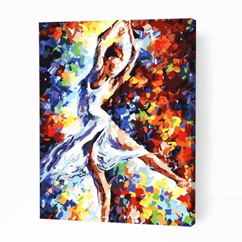 Female Dancer Pose - Paint By Numbers Cities