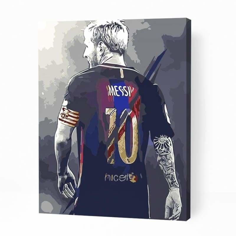 Football Star Lionel Messi - Paint By Numbers Cities