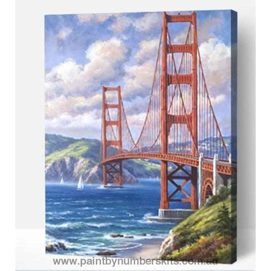 Golden gate Bridge - Paint By Numbers Cities