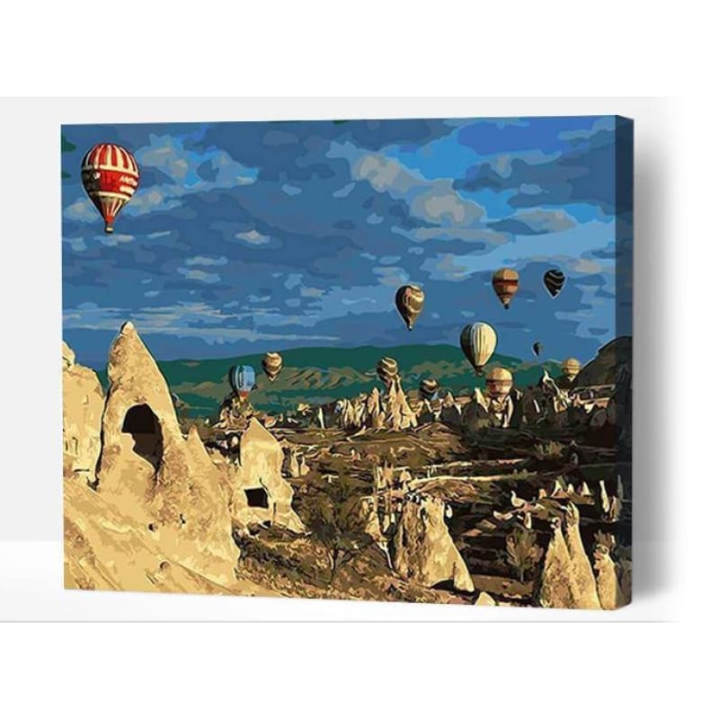 Hot Air Balloons In Turkey - Paint By Numbers Cities