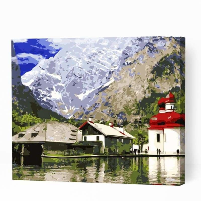 King’s Lake in Berchtesgaden National Park - Paint By Numbers Cities