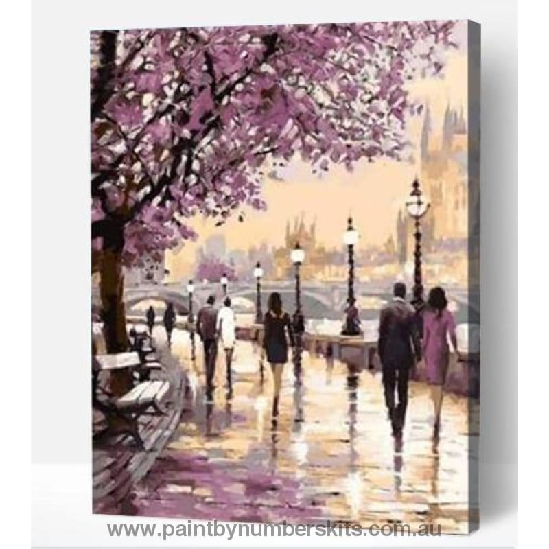 London Blossoms - Paint By Numbers Cities