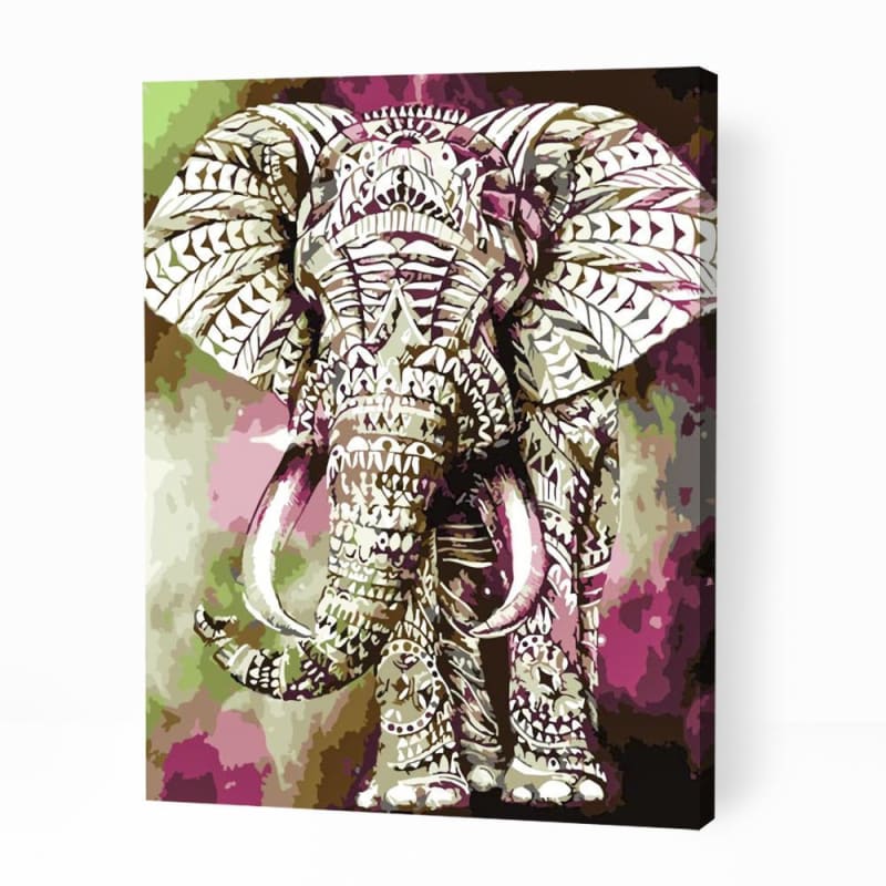 Mandala Elephant - Paint By Numbers Cities