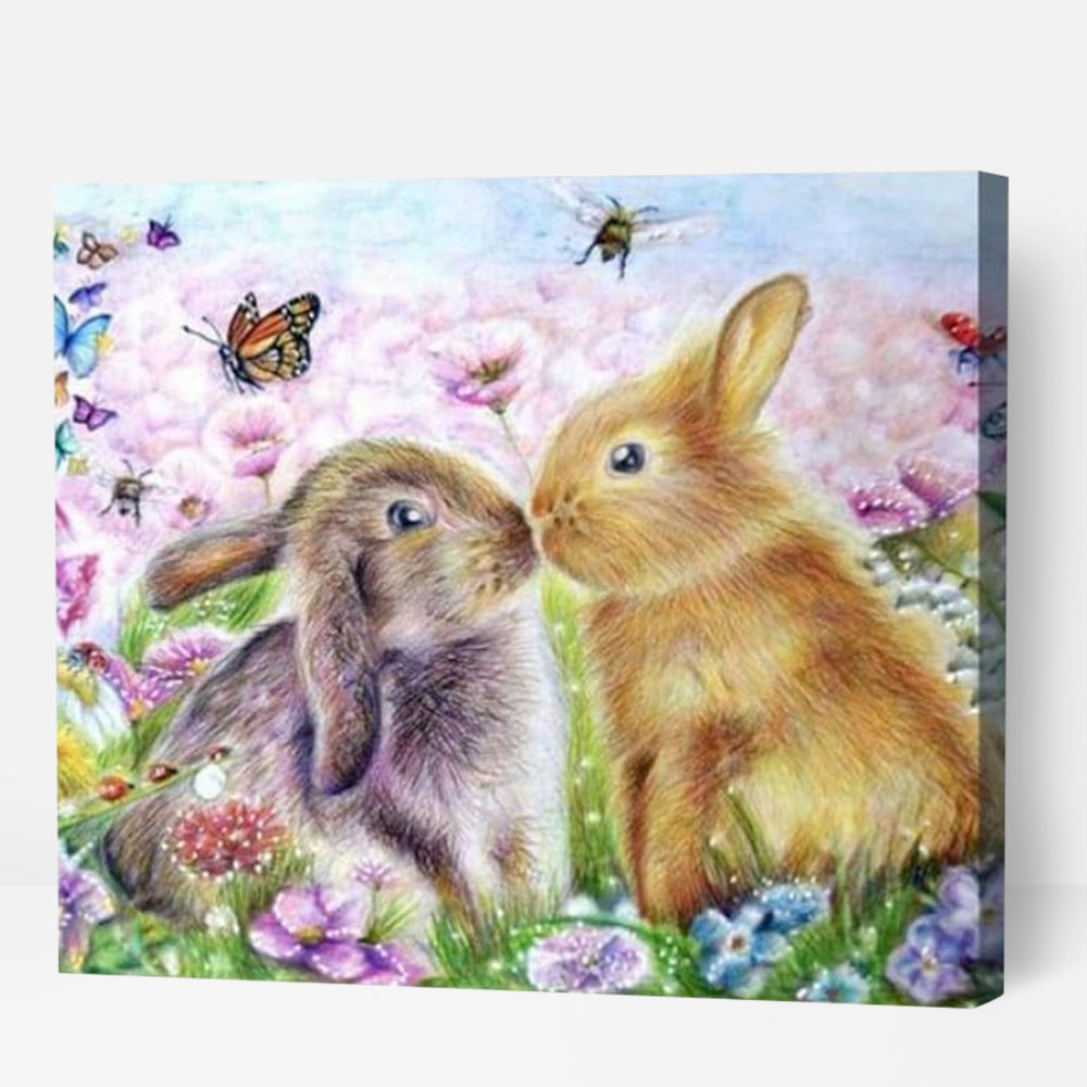 Meadow Bunnies - Paint By Numbers Cities