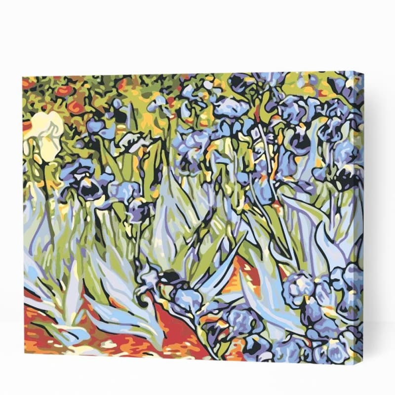 Modern Flowers in Field - Paint By Numbers Cities
