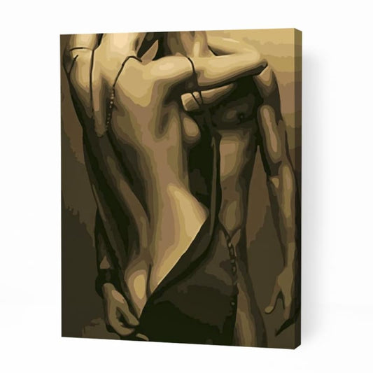 Naked Couple Love - Paint By Numbers Cities