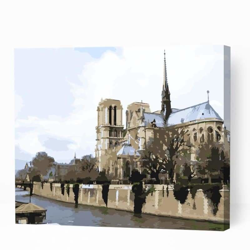 Notre Dame in Paris - Paint By Numbers Cities