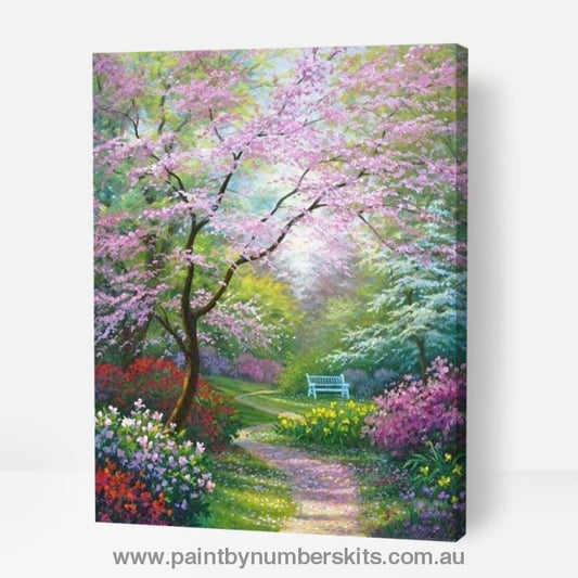 Pastel Garden - Paint By Numbers Cities