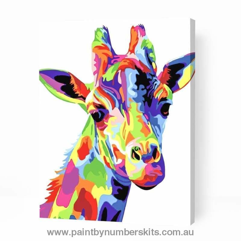 Order Colorful Giraffe Head Paint by Numbers Kits | AU