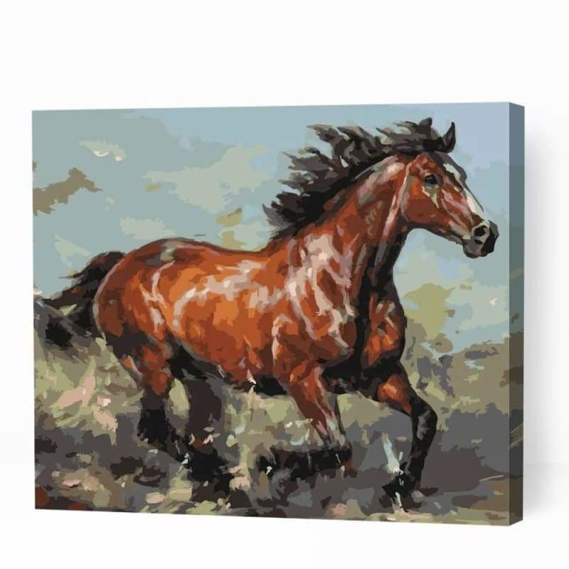 Running Horse - Paint By Numbers Cities
