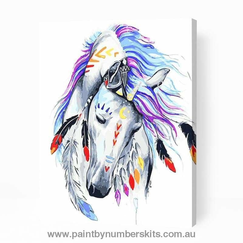 Spirit Horse Head - Paint By Numbers Cities