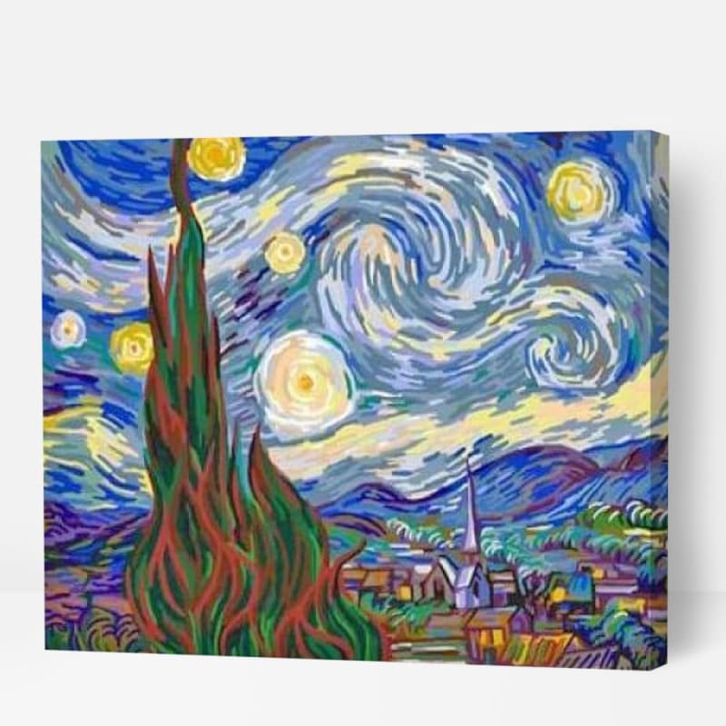 Order Starry Night Paint by Numbers Kits | Australia