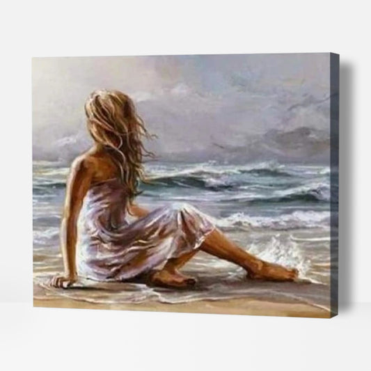 Stormy Day At The Beach - Paint By Numbers Cities