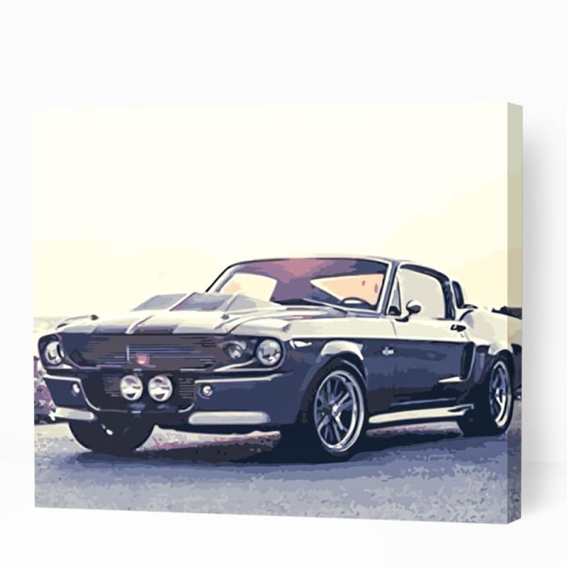 Stunning GT500 Eleanor Mustang - Paint By Numbers Cities