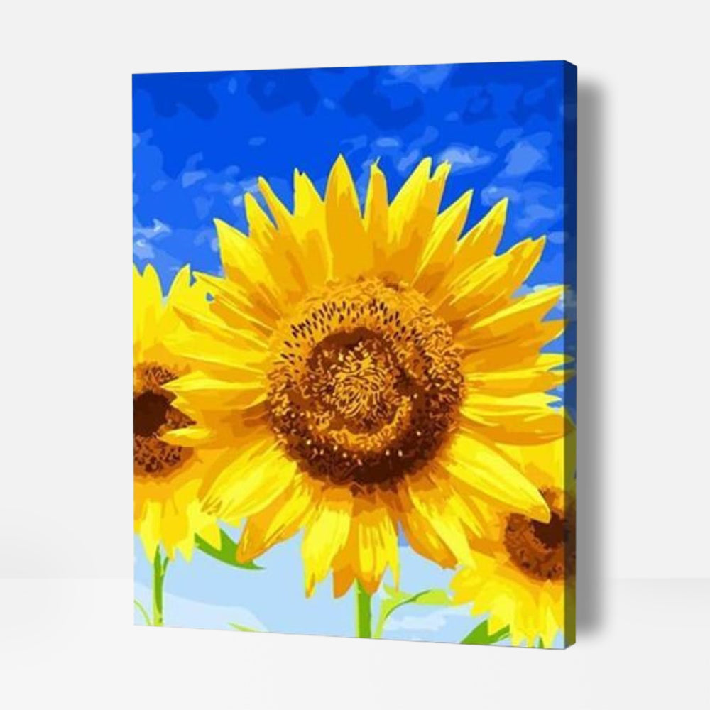 Stunning Sunflowers - Paint By Numbers Cities