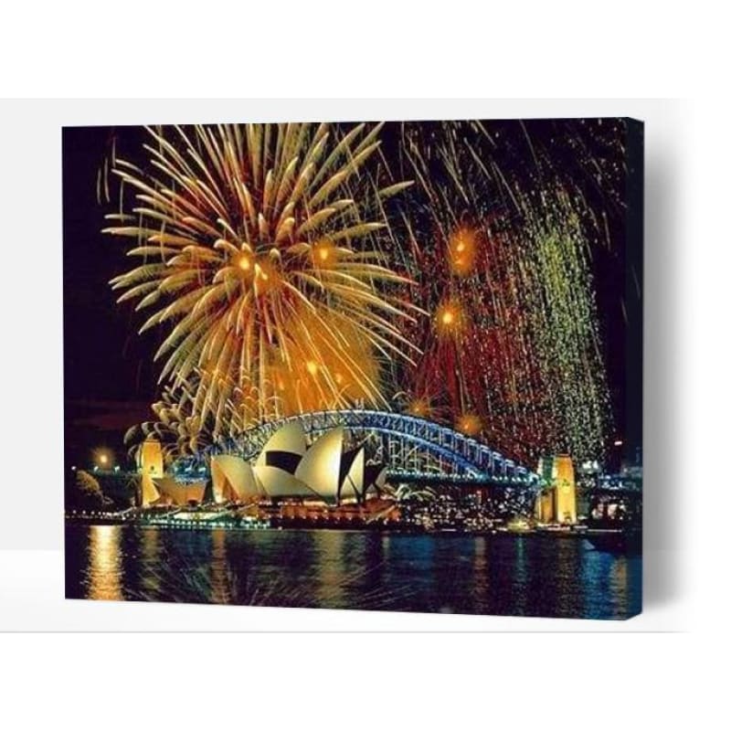 Sydney Opera House NYE - Paint By Numbers Cities
