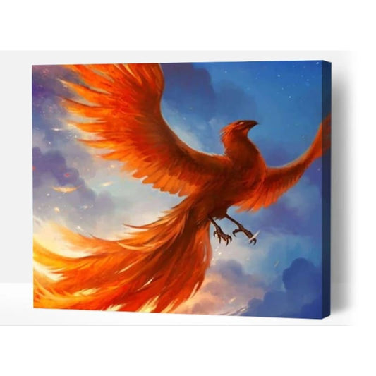 The fire phoenix - Paint By Numbers Cities