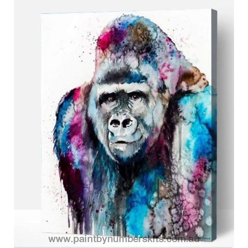 Water colour Ape - Paint By Numbers Cities