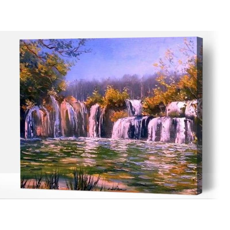 Waterfall Beauty - Paint By Numbers Cities