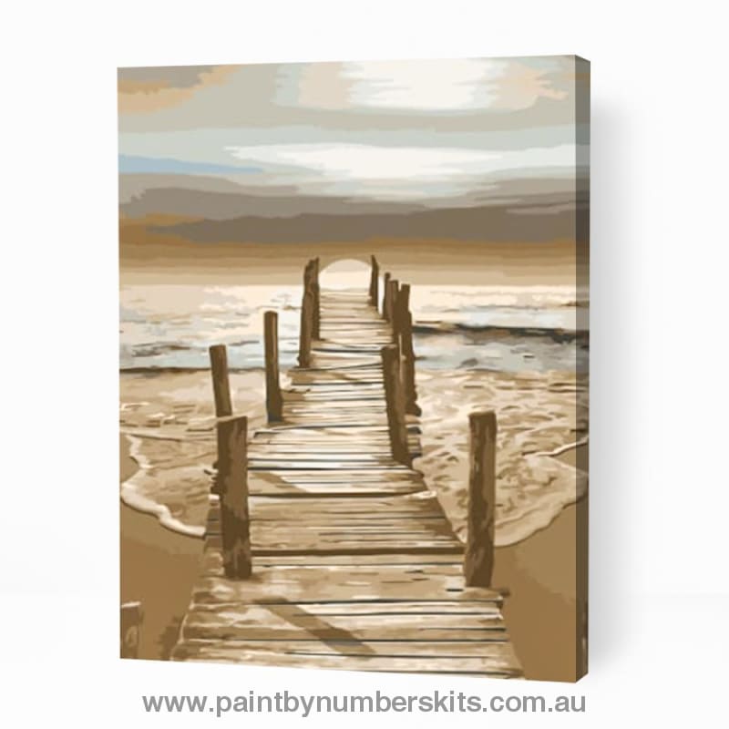Beach Dock - Paint By Numbers Cities